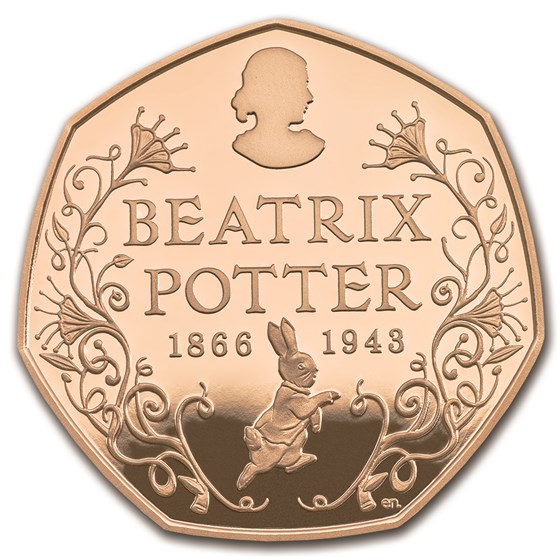 2016 Great Britain Gold 50 pence Beatrix Potter Proof 2016 Great Britain Gold 50 pence Beatrix Potter Proof